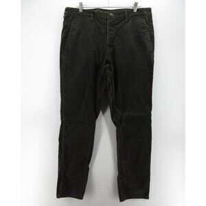 Shockoe Atelier Pants 38 Waxed Chino Straight Button Fly Rugged 38X32